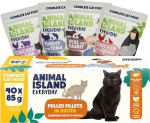 ANIMAL ISLAND Everyday Fillets in broth Box - wet cat food - 40x85g