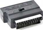 Adapter AV Gembird Scart - RCA (Cinch) x3 + S-Video czarny (CCV4415)