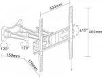 Libox Wall Bracket LB-410 23'' - 48''