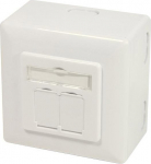 Logilink | Cat.6A Wall Outlet STP | NP0124 | White