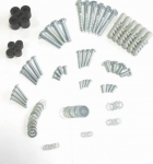 Techly Screws set of brackets Vesa standard assembly acc