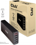Club3D Quick Charger 1xUSB Typ C, 4xUSB Typ A, PD 111W retail