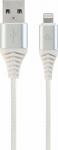 Kabel USB Gembird USB-A - Lightning 2 m White (CC-USB2B-AMLM-2M-BW2)