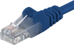 PremiumCord Patch kabel UTP RJ45-RJ45 CAT6 0.5m niebieska