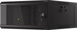 Lanberg | Rack cabinet 19" wall-mounted 4U 600 fast assembly (flat pack) | WFFA-5604-10B | Black