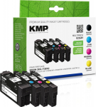 KMP 4er-Pack - Schwarz, Gelb, Cyan, Magenta - compatible - Ink Cartridge (Alternative zu: Epson 34XL, Epson T3476)