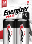 Energizer patarei Max Alkaline D CHP2