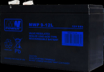 MPLPOWER Lead acid battery MWP 9-12L (Long Life, 12V-9Ah, faston 250)
