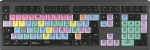 Logickeyboard LKB-FCPX10-A2M-FR - Full size (100%) - Kabelgebunden - USB - scissor switch - AZERTY - Schwarz