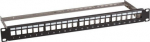 EFB Elektronik B37200100TS.24 - 10GBase-T - 10 Gigabit Ethernet - RJ-45 - Cat6a - Schwarz - 1U