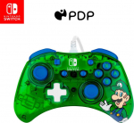 PDP Rock Candy: Luigi Lime, Gamepad, Nintendo Switch, Nintendo Switch Lite, Nintendo Switch OLED, D-Pad, Menu button, Analog / Digital, Kabelgebunden, USB