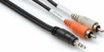 Hosa Technology Kabel Hosa Jack 3.5mm - RCA (Cinch) x2 3m czarny (CMR-210)