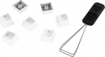HP HyperX Full key Set Keycaps, keycap, Wei&szlig;