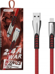 Kabel USB Somostel USB-A - Lightning 1 m Czerwony (25701)