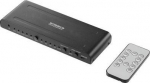SpeaKa Professional SP-HDA-550 4 Port HDMI switch UHD 4K a 60 Hz - Digital/Display/Video