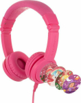 BuddyPhones Headphones for Kinder Basic Pink - Microphone - 20 KHz