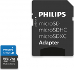 Philips MicroSDXC Card 512GB Class 10 UHS-I U3 incl. Adapter
