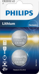 Patarei Philips CR2032 3 V Lithium 2 tk