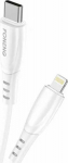Kabel USB Foneng USB-A - Lightning 1 m White (X75 Type-C to iPhone)