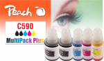 Peach Patrone Canon CISS GI-590 MultiPack Plus remanufactured