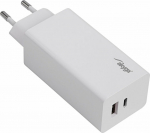 Akyga Charger AKYGA Mains Charger AK-CH-20 100W USB-C USB-A PD GaN 5-20V / 1.5-5A White