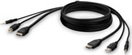 BELKIN HDMI/USB/AUD CBLHDMI, M/M USB A/B 10IN