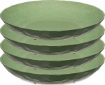 Koziol Zestaw 4 plates Club 220m Nature Leaf Green 5006703