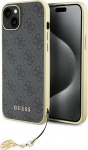 Guess 4G Charms Collection Back Case for Apple iPhone 15 Plus