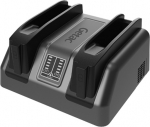 Getac battery charging station (EU) - Battery charging station, 2 slots: 2x Main Battery, incl.: power supply (EU), for Getac S410G4, X600