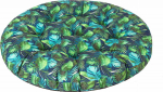 Hobbygarden STORK PILLOW, LARGE 3D BLUE LEAVES