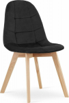 Leobert BORA chair - black velvet x 1