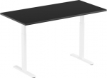 Adjustable Height Table Up Up Bjorn White, Table top M Black