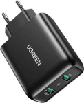 Ugreen wall charger 2&times; USB-A 36 W QC3.0 black (CD161)