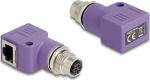 Delock Network adapter - 4-pole M12-D (W)