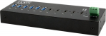 Exsys USB 3.2 Gen 2 Hub 4xC und 6xA-Anschl&uuml;sse USB-Kabel