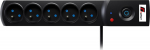 Surge protector Getfort 5P 5m Czarna