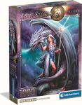 Clementoni Puzzle Compact Anne Stokes Collection - Dragon Mage 1000 element&oacute;w (39956)