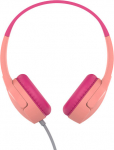 BELKIN SOUNDFORM MINI WIRED ON-EAR, HEADPHONES FOR KIDS PINK