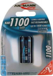 1x2 Ansmann NiMH rech. battery 1100 Micro AAA 1050 mAh