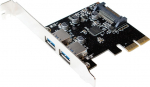 Logilink PCI-Express Card 2x USB 3.1 (Typ A) Buchse