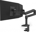 ERGOTRON LX DESK DUAL DIRECT ARM, 25IN MIS-D 10Y W MATTE BLACK