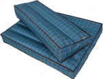 Hobbygarden PILLOW DťUGA - BLUE CHECKERED