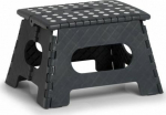 Zeller Folding stool, plastic, anthracite, 35 x 28 x 22 cm