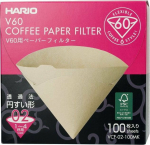 Hario brown Misarashi paper filters - V60-02 - Carton 100 Pieces