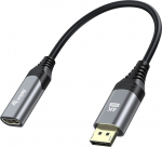 Equip 1.2 DisplayPort->HDMI 4K/ 60Hz St/Bu 0.15m gr