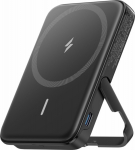 Anker Innovations Anker 322 (MagGo) - Induktive Power Bank - Li-Pol - 5000 mAh - 18.5 Wh - 12 Watt - 2.4 A - 2 Ausgabeanschlussstellen (USB-C)