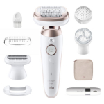 Braun Epilator | SES9-360 Silk &eacute;pil 9 Flex 3D | Operating time (max) 50 min | Number of power levels 1 | Wet & Dry | White/Rose