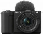 Sony Mirrorless Vlog Camera | ZV-E10M2KB ZV-E10 II and 16-50mm Lens Kit | Mirrorless Camera body | 27 MP | ISO sensitivity (max) 102400 | Display diagonal 3 " | Video recording | Wi-Fi | Fast Hybrid AF | Magnification 2 x | APS-C type (23.3 x 15.5 mm ...