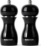 Salter 7613 BKXRA Gloss Salt and Pepper Mills Black