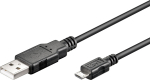 Wentronic USB MICRO-B 300 black 3m